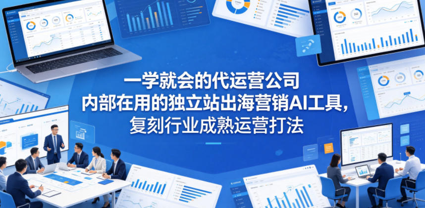 一学就会的代运营公司内部在用的独立站出海营销AI工具，复刻行业成熟运营打法-91搞钱