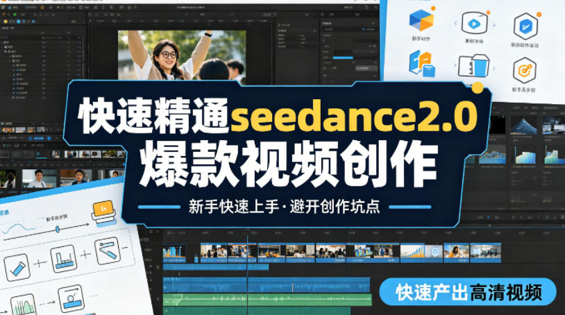 快速精通seedance2.0爆款视频创作,快速产出高清视频,避开大量创作坑点,新手也能快速上手-91搞钱