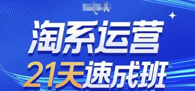 淘系运营21天速成班，0基础轻松搞定淘系运营，不做假把式，快速复制落地(更新26年5月)-91搞钱