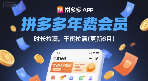 拼多多年费会员，实经验分享操，时长拉满，干货拉满(更新26年05月26日)-91搞钱