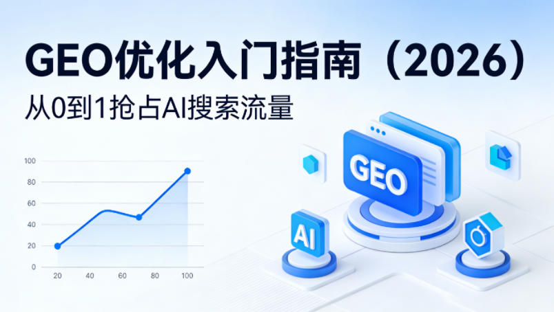 【最新】GEO优化入门指南(2026),从0到1抢占AI搜索流量-91搞钱