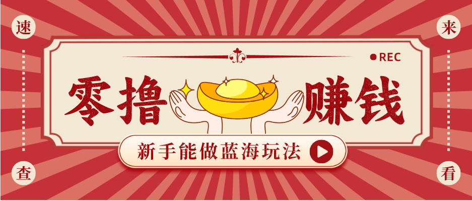 新手也能变现的蓝海玩法，一个人人能做的项目，需求量极大日入300+！-91搞钱