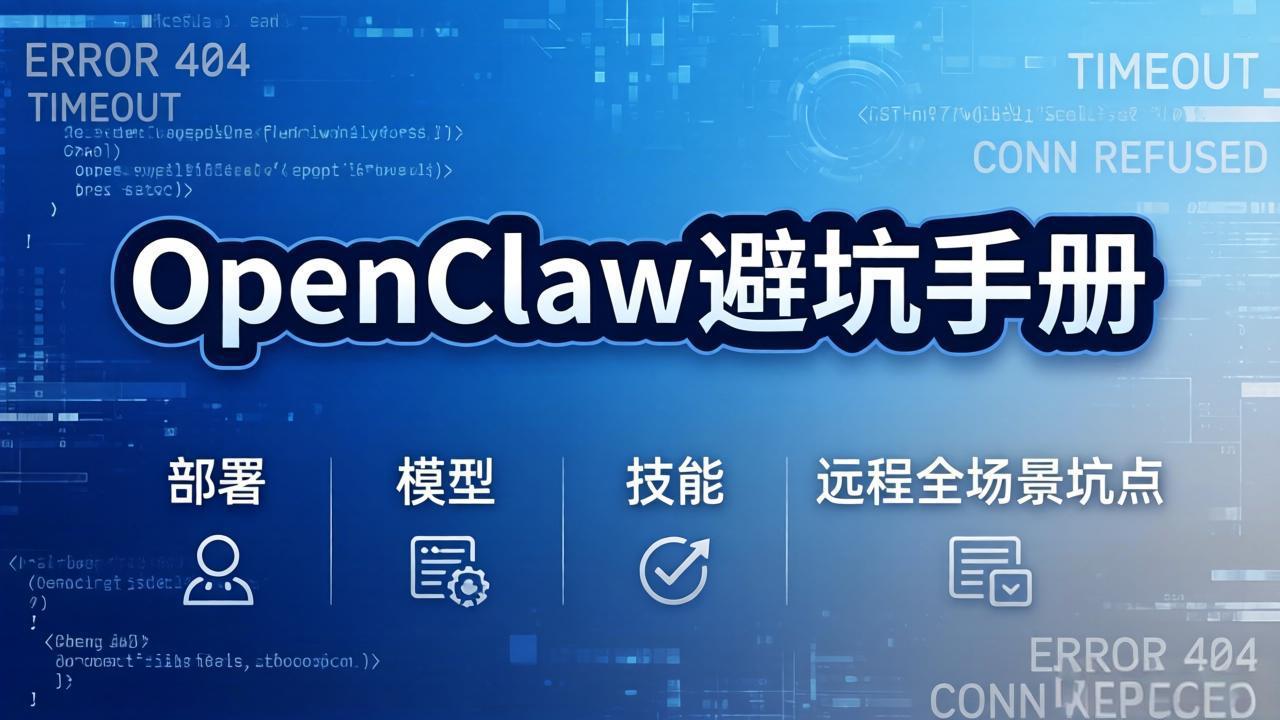 OpenClaw避坑手册：部署+模型+技能+远程全场景坑点，一次性给你说全，少走弯路-91搞钱