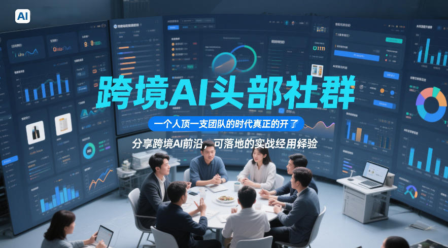跨境AI头部社群，一个人顶一支团队的时代真正的开始了，分享跨境AI前沿，可落地的实战经验(更新5月23日)-91搞钱