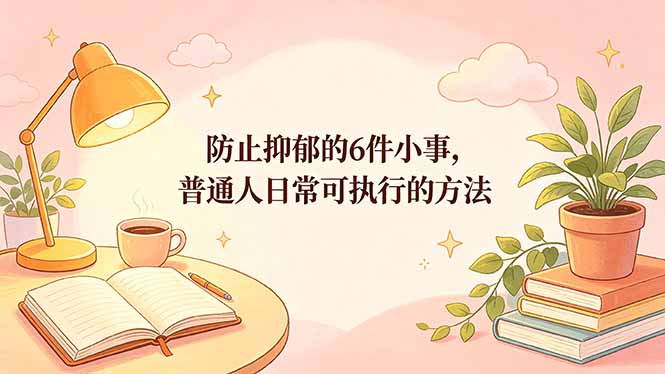 付费文章:防止抑郁的6件小事,普通人日常可执行的方法-91搞钱